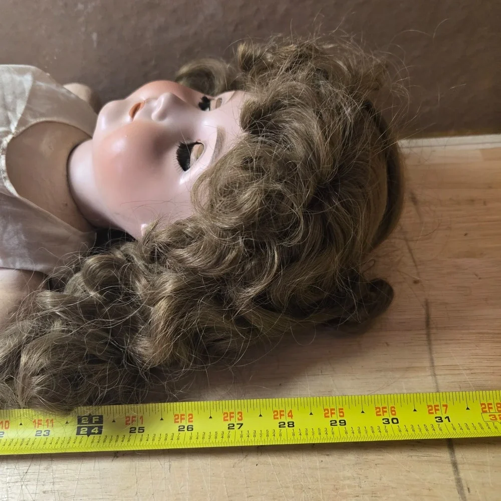 Antique Bisque CM Bergmann Doll Big Life Size 30